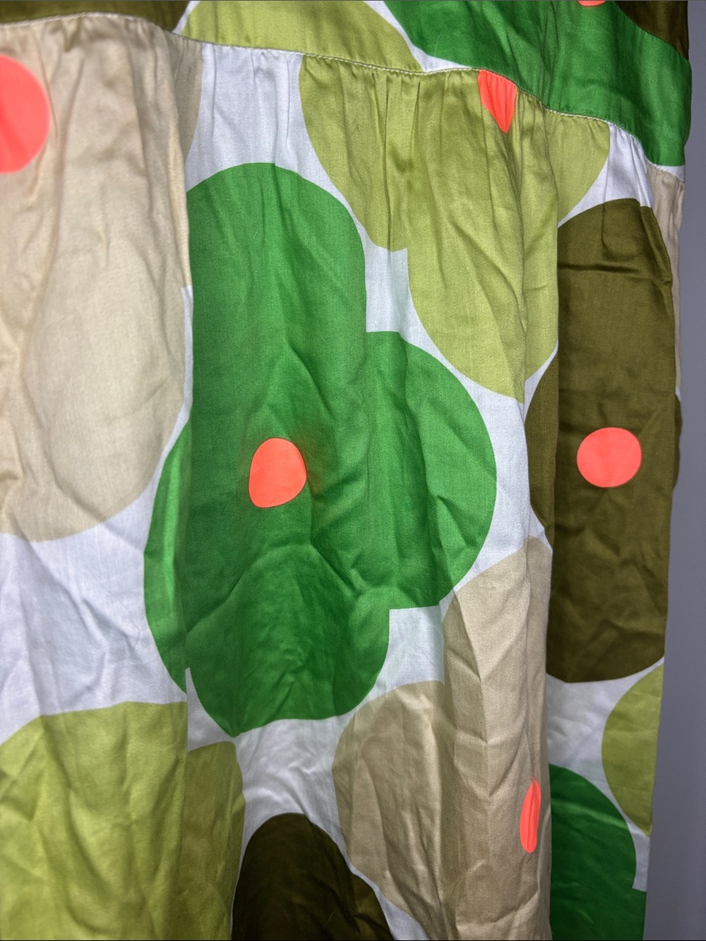 Orla Kiely Retro Flower Power Midi Dress - Picture 2 of 5